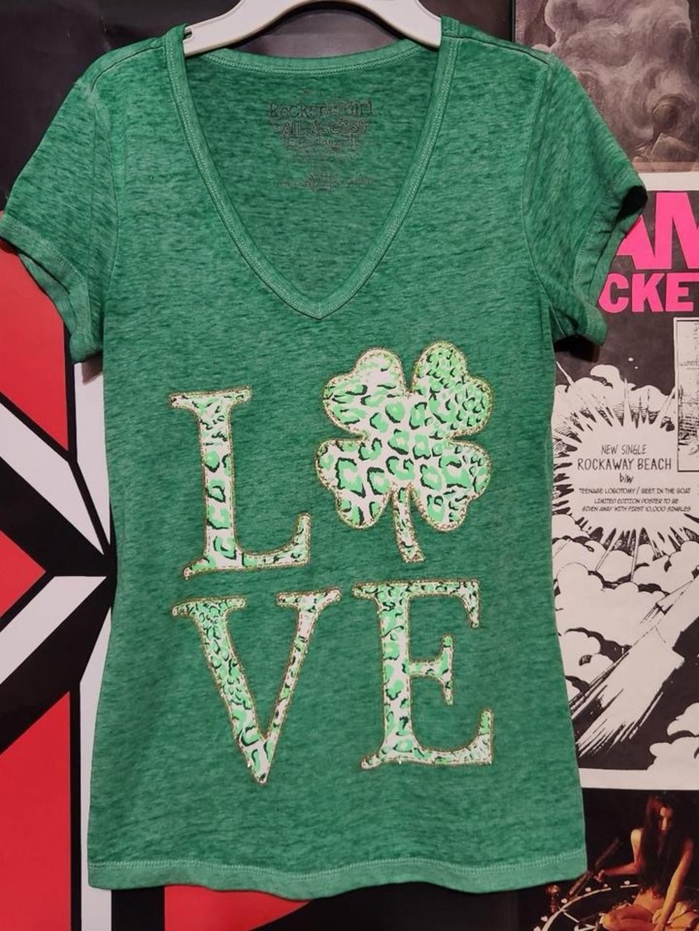 scene emo style Rocker girl shirt